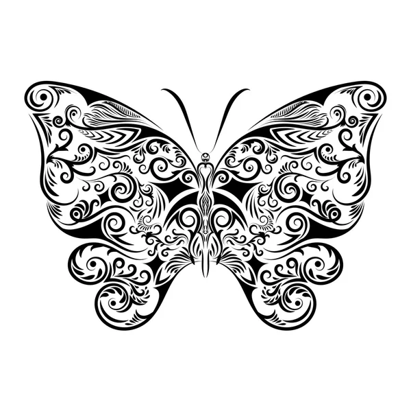 Motyl, ilustracji wektorowych — Wektor stockowy
