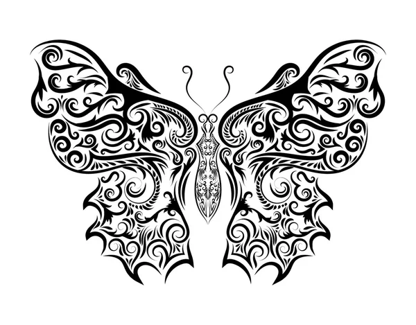 Papillon, illustration vectorielle — Image vectorielle