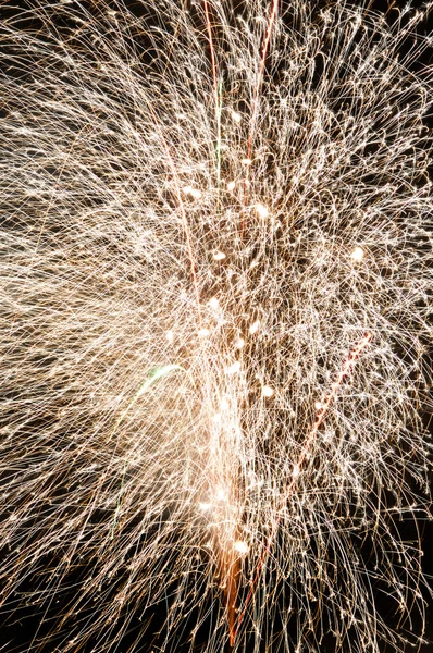 A firework fountain — Stock Photo, Image