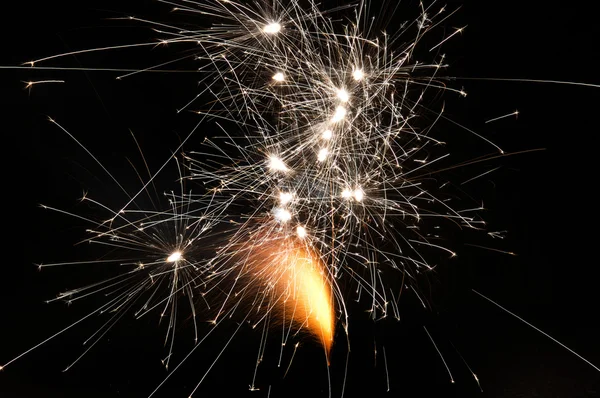 Una fontana di fuochi d'artificio — Foto Stock