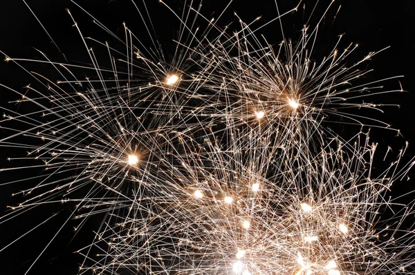 Una fontana di fuochi d'artificio — Foto Stock