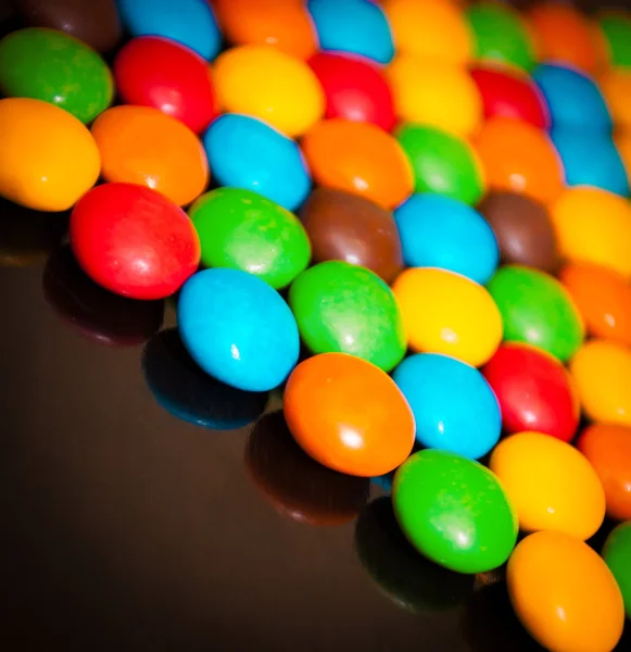 Pills in a multi-colored glaze — Stock Photo, Image