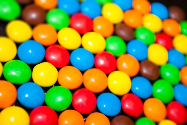 Pills in a multi-colored glaze — Stock Photo, Image