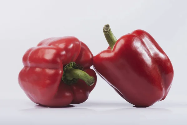 Large Red Bell Pepper White Isolated Background Bell Pepper — Stock Photo, Image