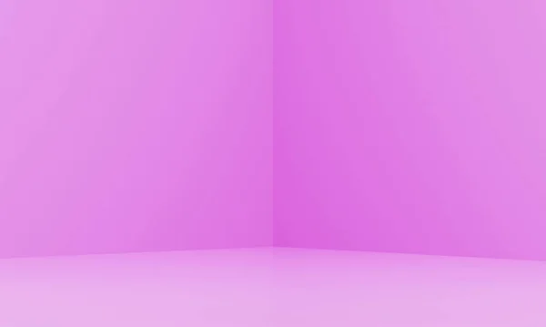 Γωνία Ροζ Δωματίου Στο Ροζ Φόντο Καθιστούν — Φωτογραφία Αρχείου