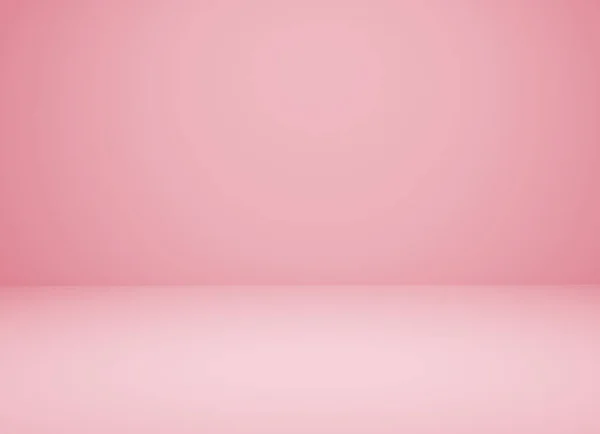 Pembe oda 3D 'de. Bulanık pembe arkaplan, 3D görüntüleme