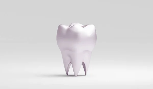 Clean White Healthy Strong Tooth Molar Illustration — Zdjęcie stockowe