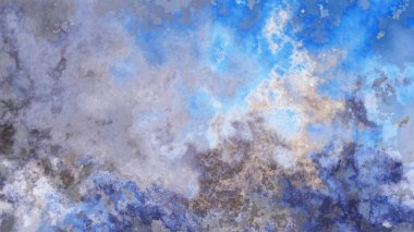 4K watercolor abstract digital texture with grainy marbled effect.