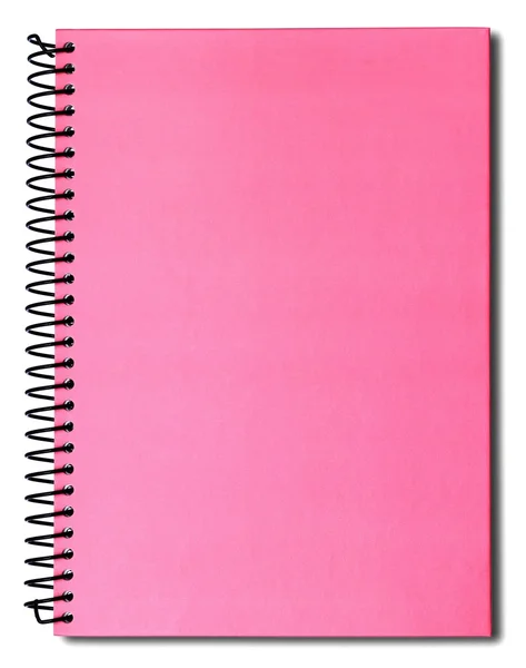 Caderno rosa — Fotografia de Stock