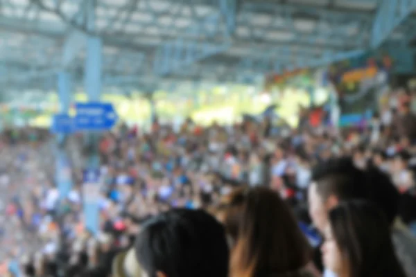 A blurred crowd in a stadium — Stock Photo, Image