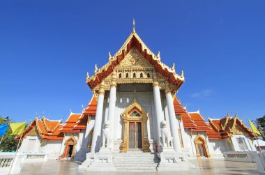 Mermer Tapınağı'nda Wat Benchamabophit Bangkok, Tayland