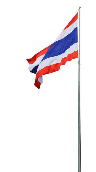 A Zászlótartó Thaiföld zászlaja — Stock Fotó