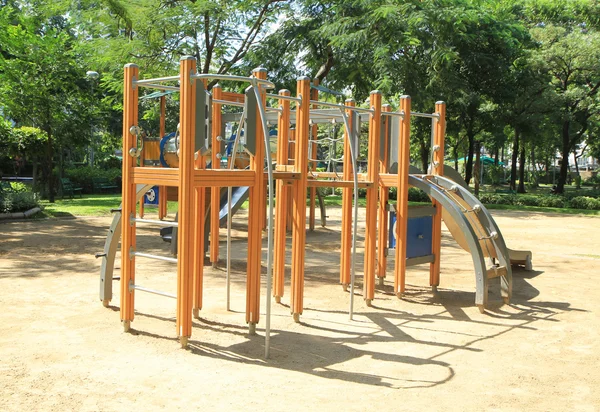 Colorful children playground in the park — Stock Photo, Image