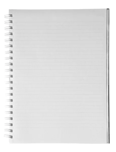 Vit notebook — Stockfoto