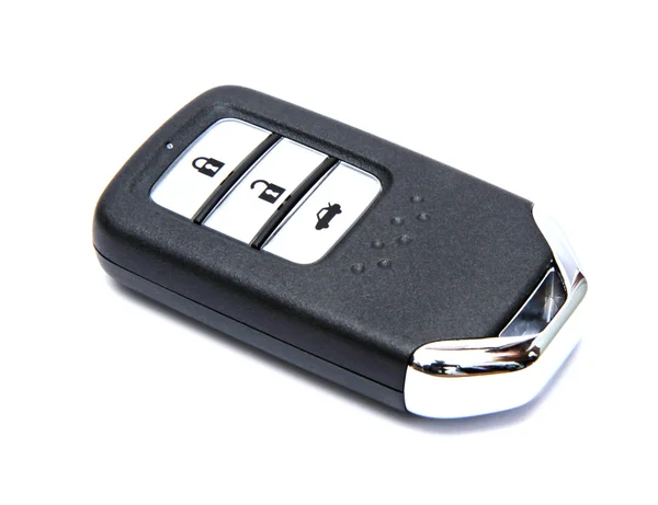 araba anahtarı beyaz arkaplanda izole edildi