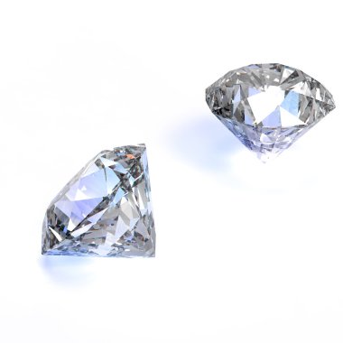 kompozisyon kavramı olarak 3D elmas 