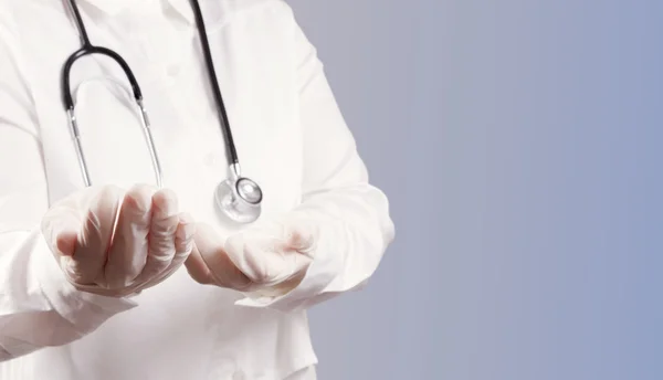 Sucesso médico inteligente trabalhando com sala de cirurgia como conc — Fotografia de Stock