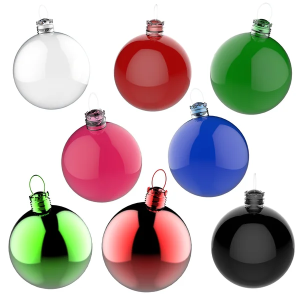 Empty 3d Christmas ornament — Stock Photo, Image