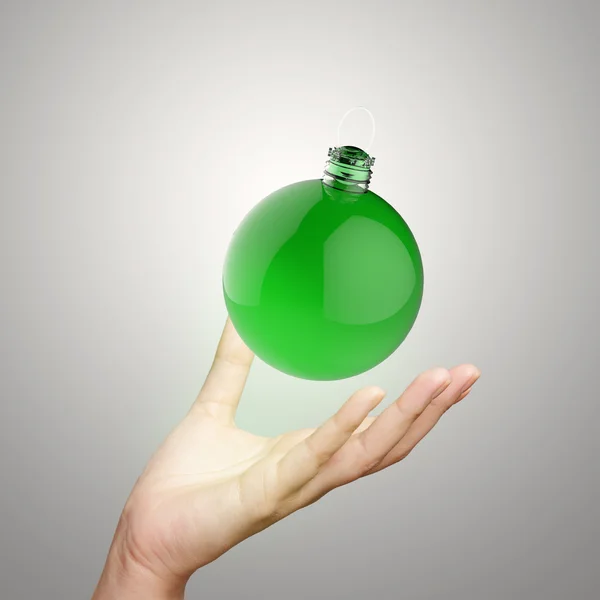 Empty Christmas ornament — Stock Photo, Image