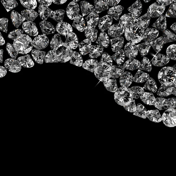 Gyémánt összetétele — Stock Fotó