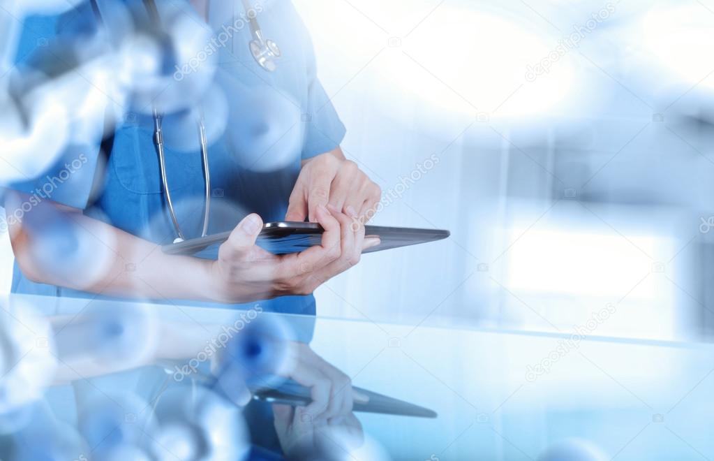 doctor working with operating room