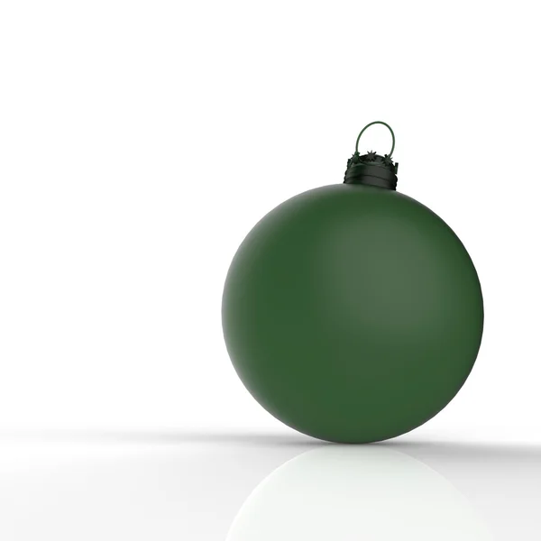 Christmas ball ornaments on white background — Stock Photo, Image