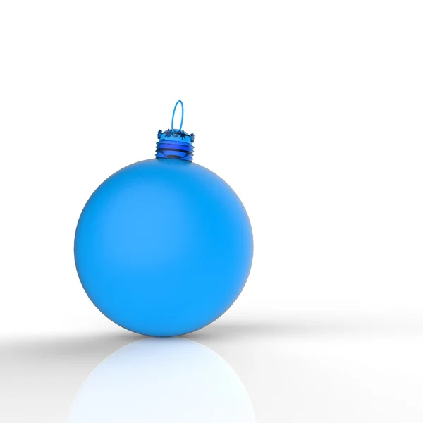 Christmas ball ornaments on white background — Stock Photo, Image