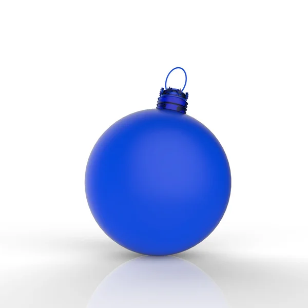 クリスマス ボールの白い背景を装飾します。 — ストック写真