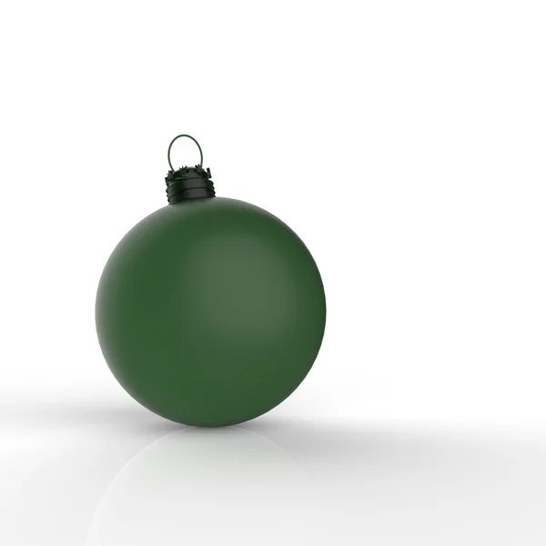 Bola de Natal ornamentos no fundo branco — Fotografia de Stock