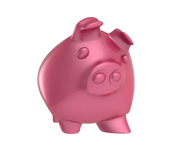 Pink piggy bank 3d render — Stock Photo, Image