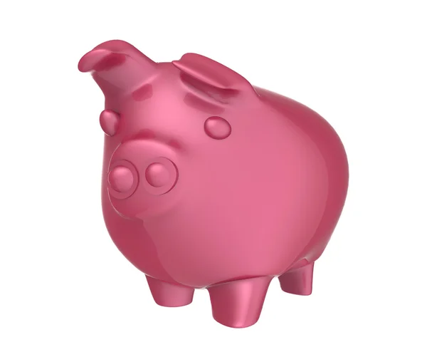 Pink piggy bank 3d render — Stock Photo, Image