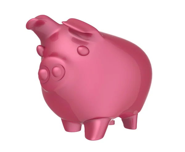 Pink piggy bank 3d render — Stock Photo, Image