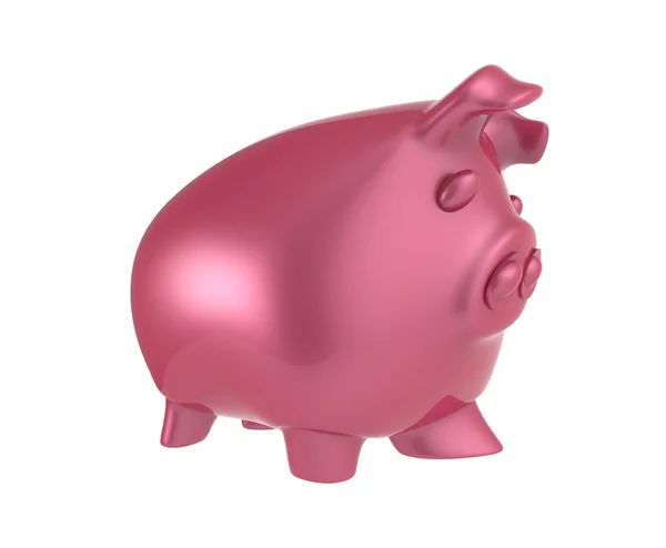 Pink piggy bank 3d render — Stock Photo, Image