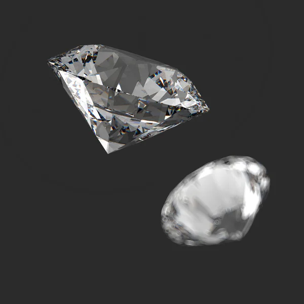Diamonds 3d in composition as concept — Stock Photo, Image