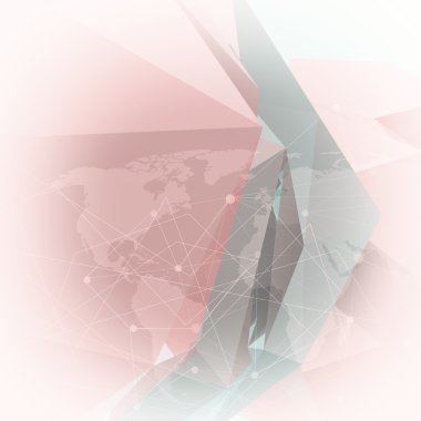 Soyut düşük Poli geometrik arka plan