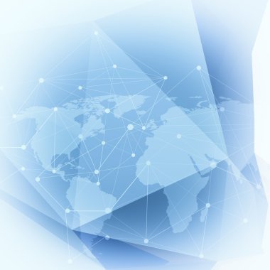 Soyut düşük Poli geometrik arka plan