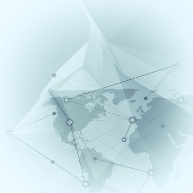 Soyut düşük Poli geometrik arka plan