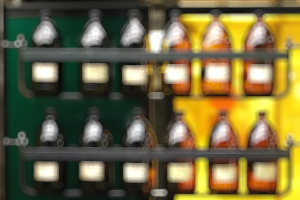 Blurred vintage bottles background — Stock Photo, Image