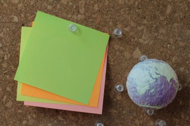 elle çizilmiş doku dünya digi diyagramda boş sosyal medya ile