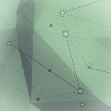 Soyut düşük Poli geometrik arka plan