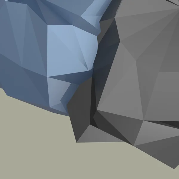 Abstract low poly geometric background — Stock Photo, Image