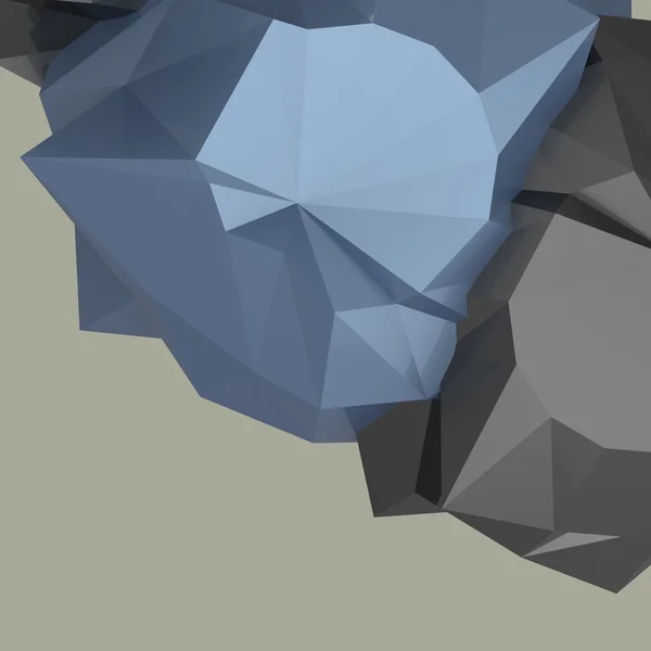 Abstract low poly geometric background — Stock Photo, Image