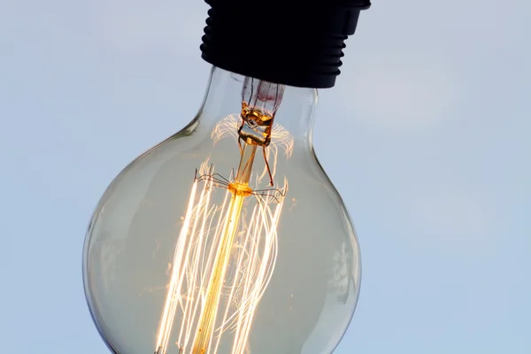 Close up of vintage light bulb as creative concept — Stock Photo, Image