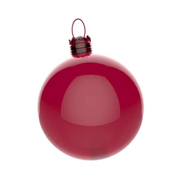 Пустой рождественский шар украшения — стоковое фото