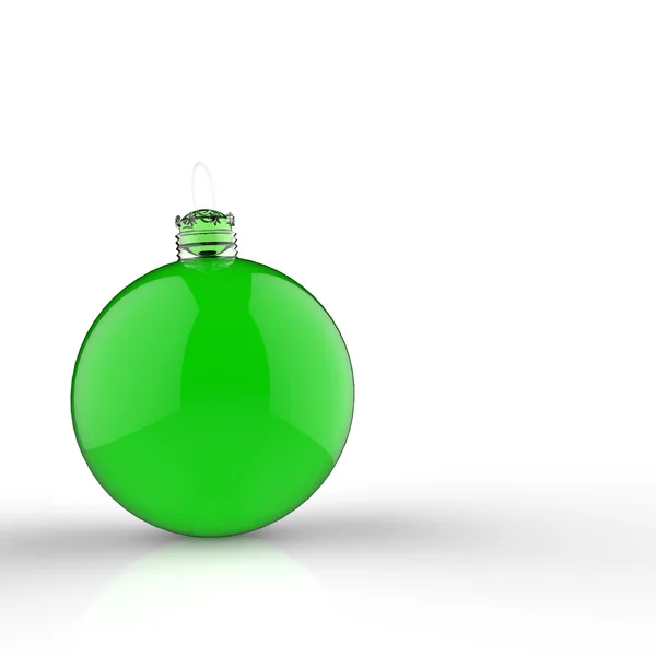 Empty 3d Christmas ornament — Stock Photo, Image
