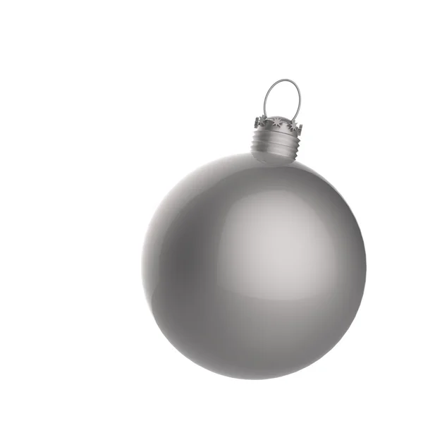 Töm 3d Christmas ornament på vit bakgrund — Stockfoto