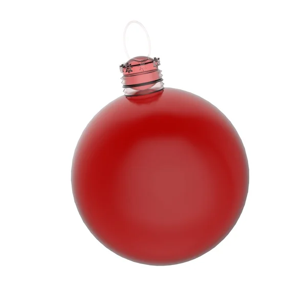 Töm 3d Christmas ornament på vit bakgrund — Stockfoto