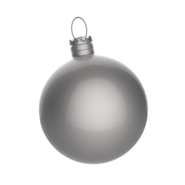 Lege 3d kerst ornament op witte achtergrond — Stockfoto