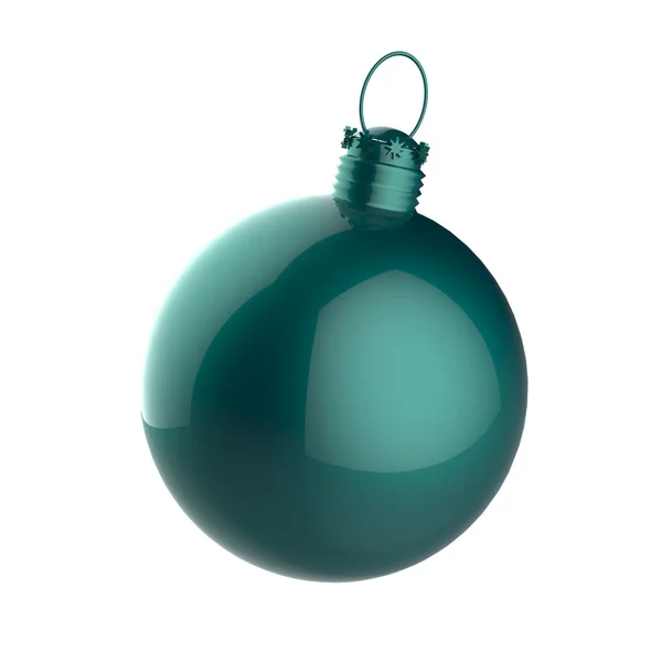 Töm 3d Christmas ornament på vit bakgrund — Stockfoto