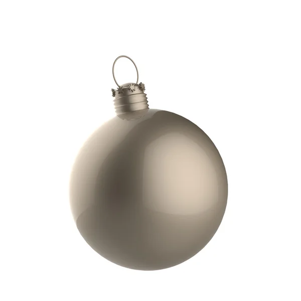 Töm 3d Christmas ornament på vit bakgrund — Stockfoto